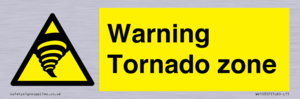 Warning Tornado zone